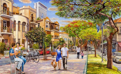 Город,в котором люди счастливы