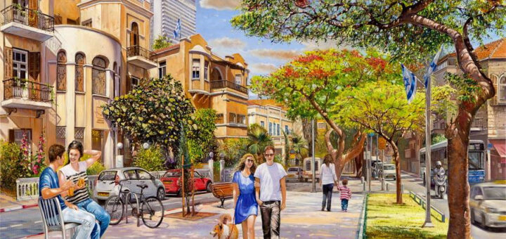 Город,в котором люди счастливы